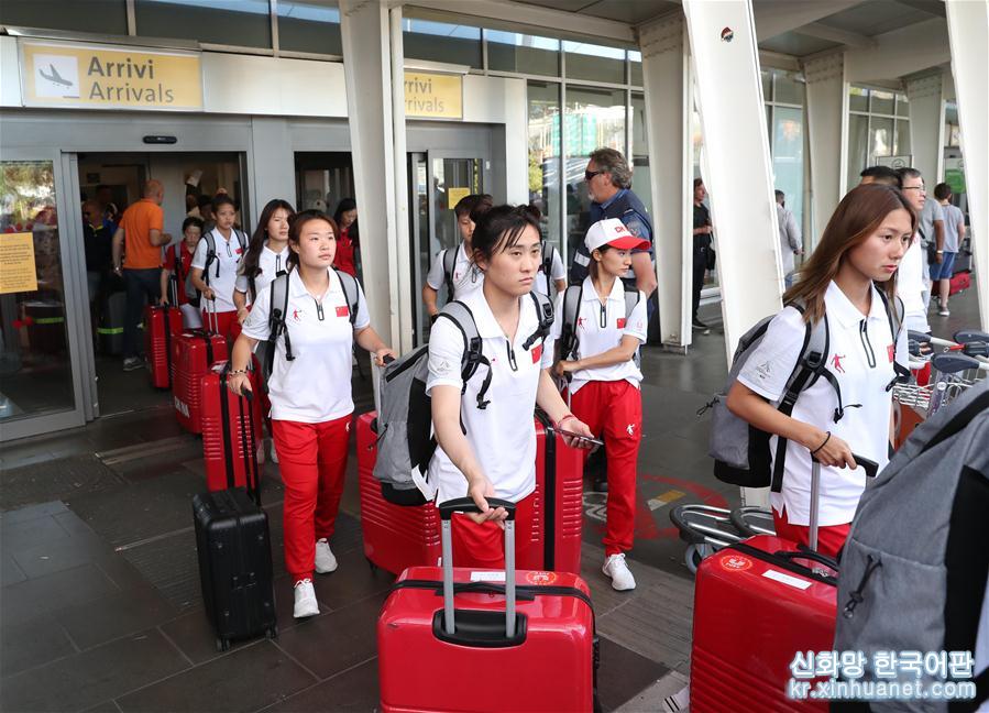 （大运会）（2）中国大学生体育代表团抵达意大利