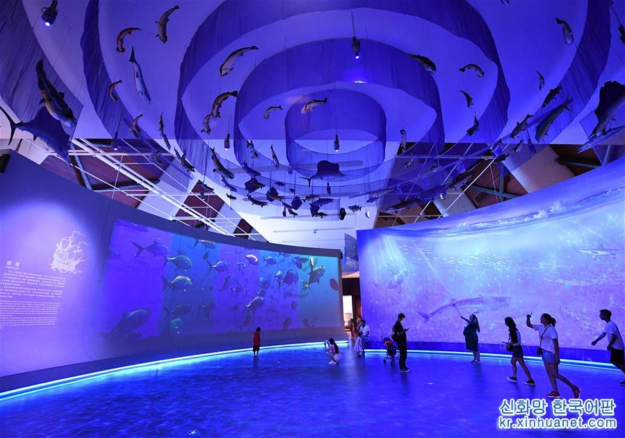 （新华视界）（3）国家海洋博物馆暑期迎客忙