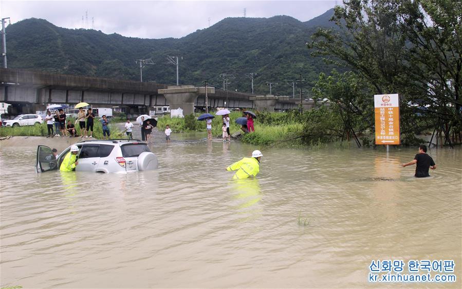 #（关注“利奇马”）（2）浙江：台风来袭 组织救援