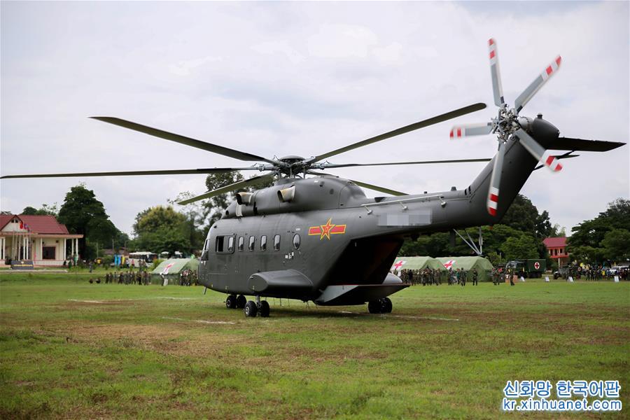 （國際·圖文互動）（3）陸軍國産新型加改裝救護直升機首次走出國門參加衛勤聯演