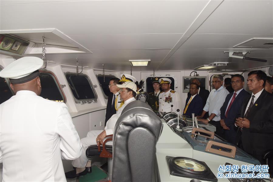 （国际）（3）中国援赠的一艘护卫舰入列斯里兰卡海军