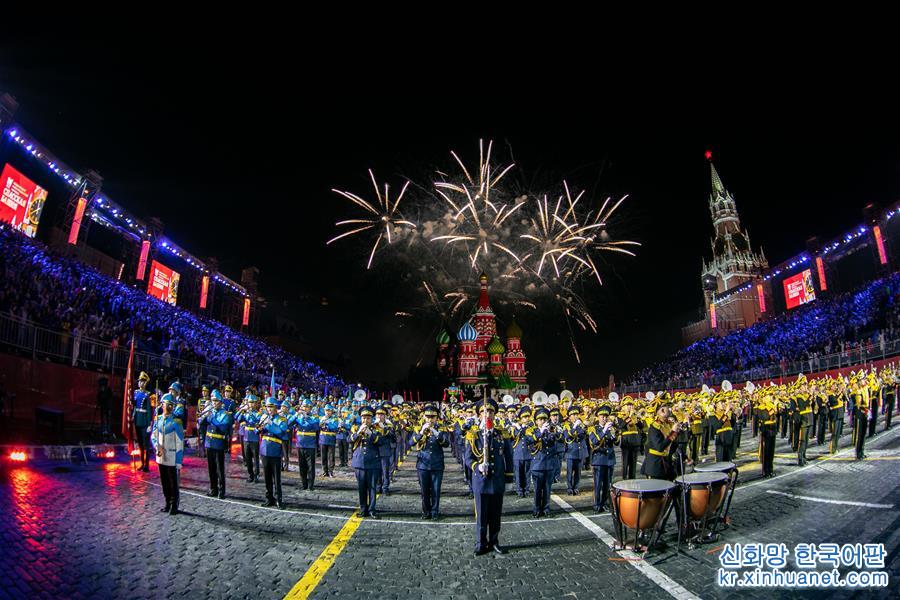（国际）（3）“救世主塔楼”国际军乐节在莫斯科开幕