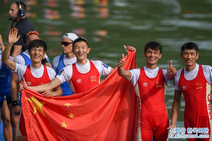 （体育）（1）赛艇——世锦赛中国队收获一金一银