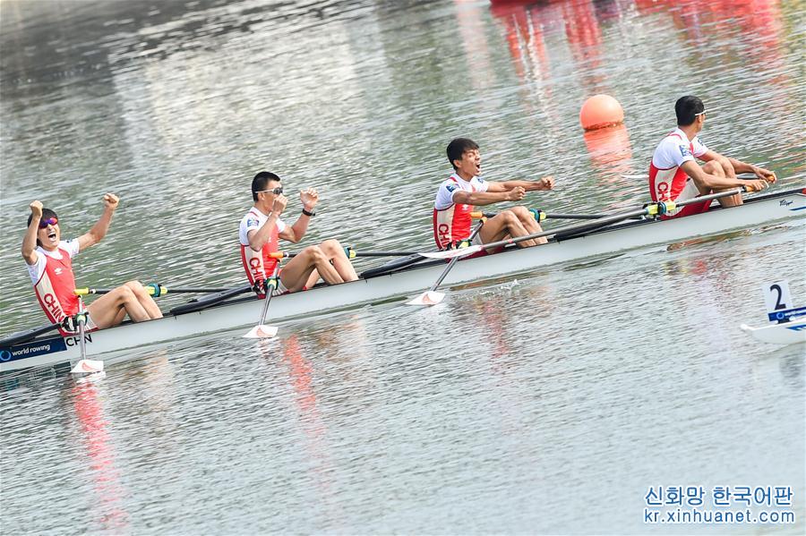 （体育）（4）赛艇——世锦赛中国队收获一金一银
