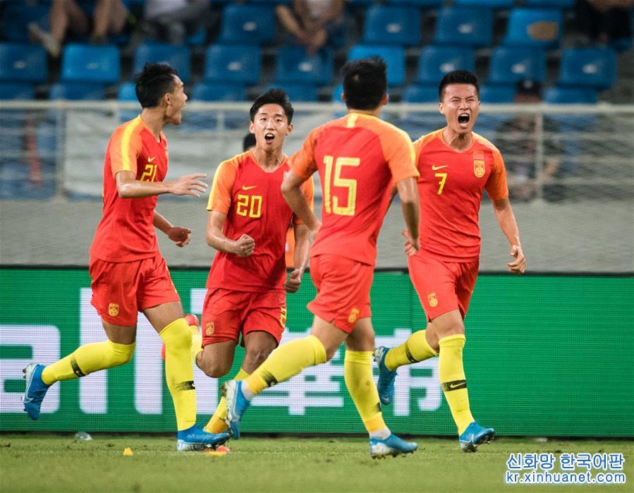 （体育）（1）足球——U22国际足球赛：中国队战平朝鲜队