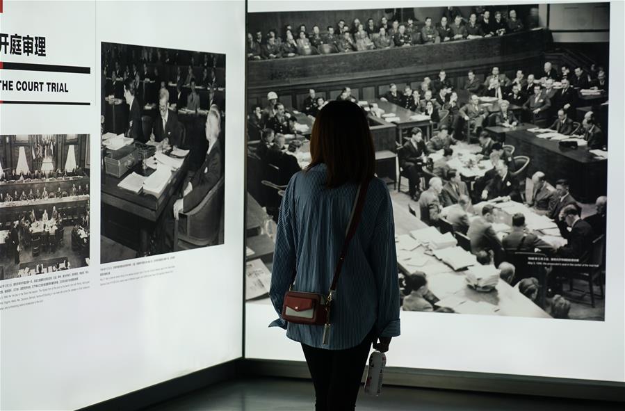 （社会）（3）《正义的审判——纪念东京审判宣判71周年图片展》在南京举行