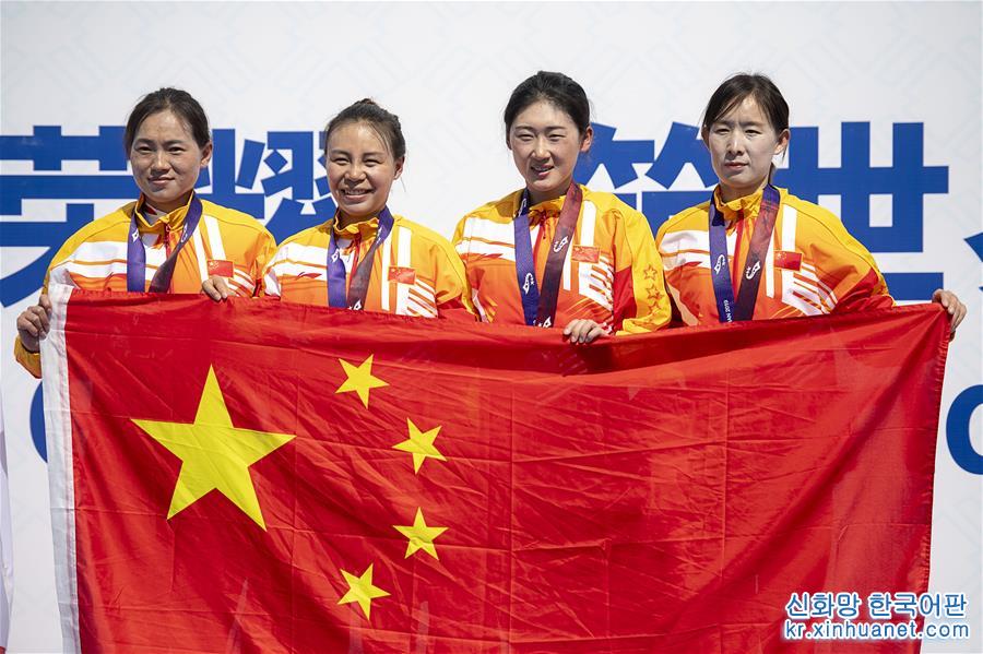 （军运会）（2）公路自行车——女子公路团体赛：中国队获得金牌