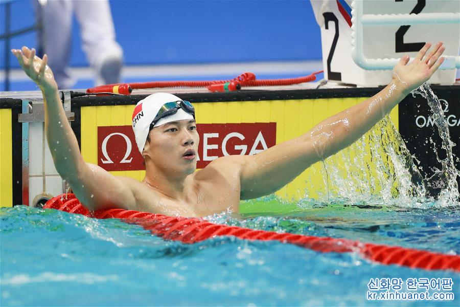 （军运会）（1）游泳——男子200米个人混合泳：中国选手汪顺获得金牌