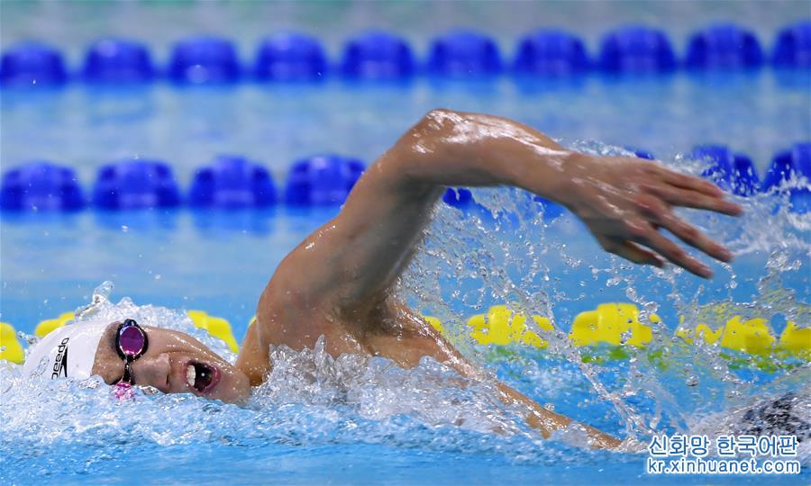 （軍運會）（5）水上救生——男子200米障礙游泳：中國隊包攬冠亞軍