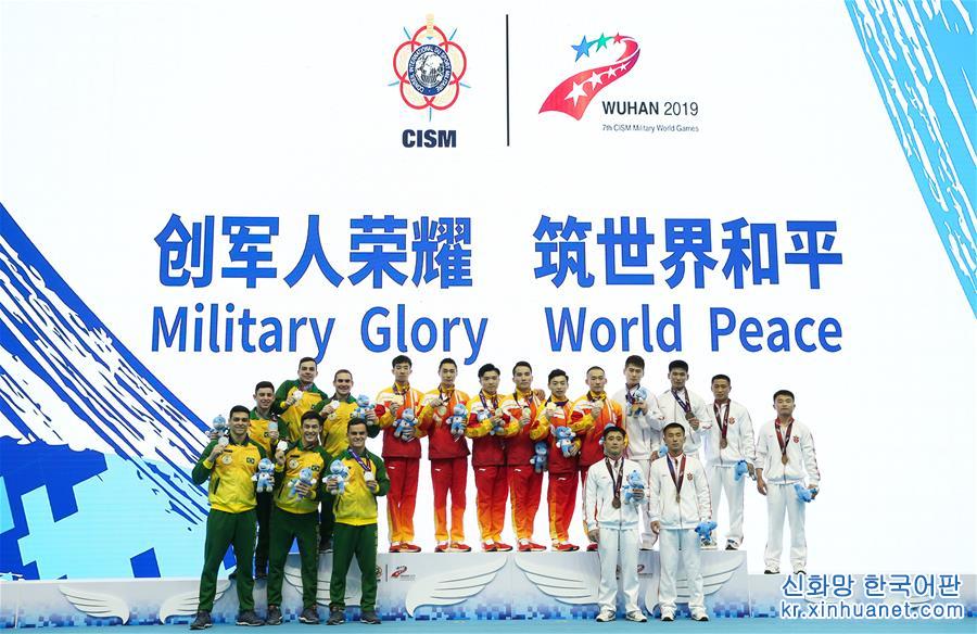 （軍運會）（7）體操——男子團體決賽：中國隊奪冠