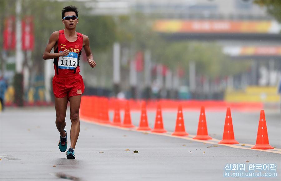 （军运会）（7）田径——男子50公里竞走:中国选手王钦夺冠