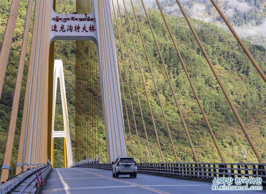（新华视界）（6）西藏波密：壮观的迫龙沟特大桥