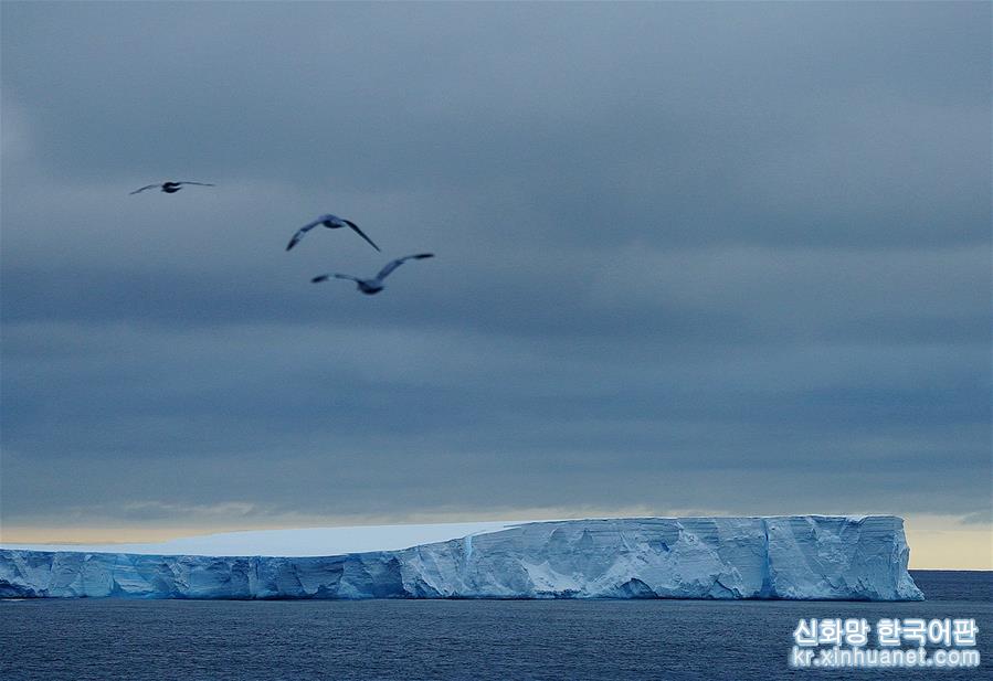 （“雪龍”探南極）（5）宇航員海的美麗冰山