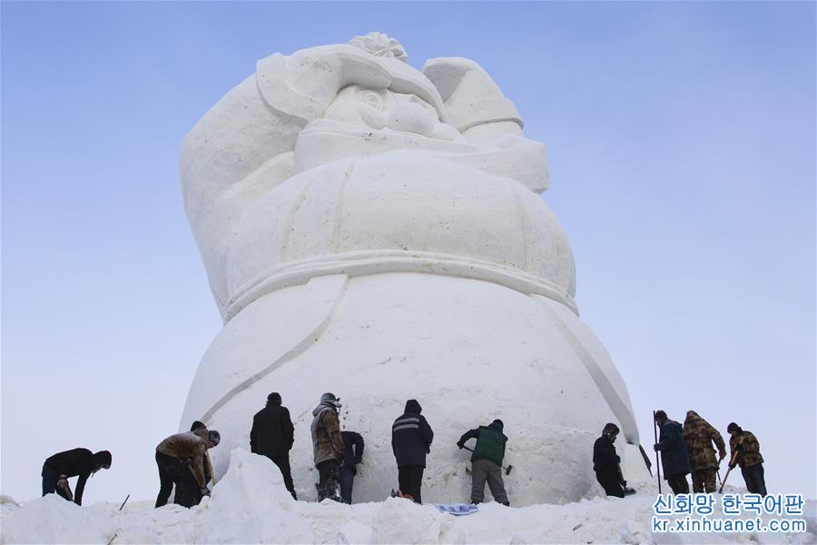 （社会）（2）哈尔滨：2020个雪人迎接2020年