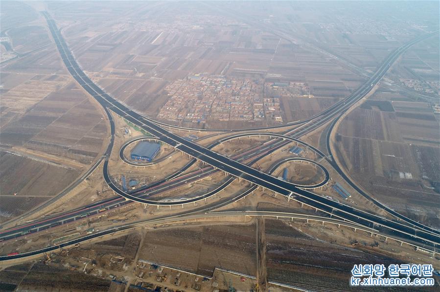 （經濟）（1）北京大興國際機場北線高速公路廊坊段主體完工