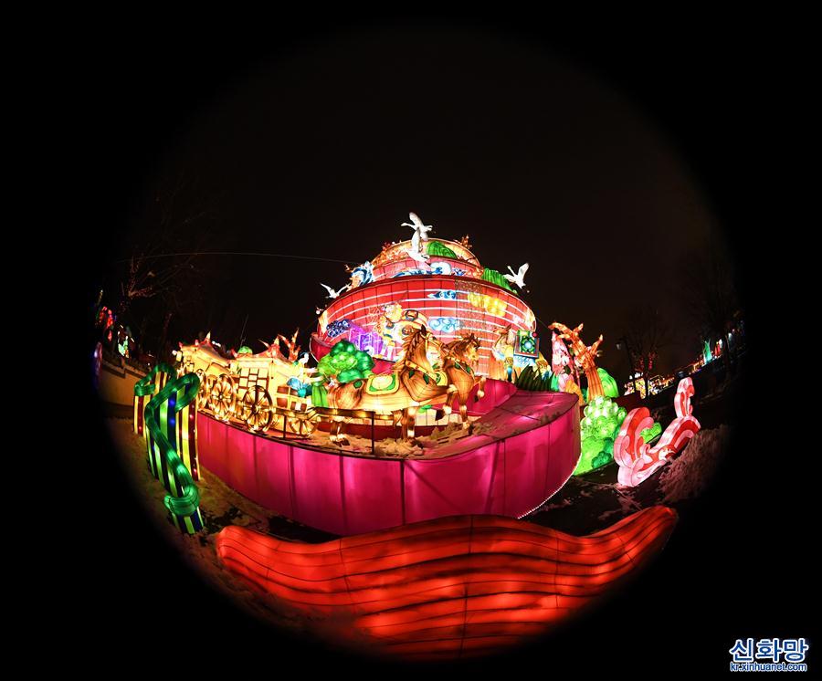 （文化）（11）河南陕州地坑院新年灯会开幕