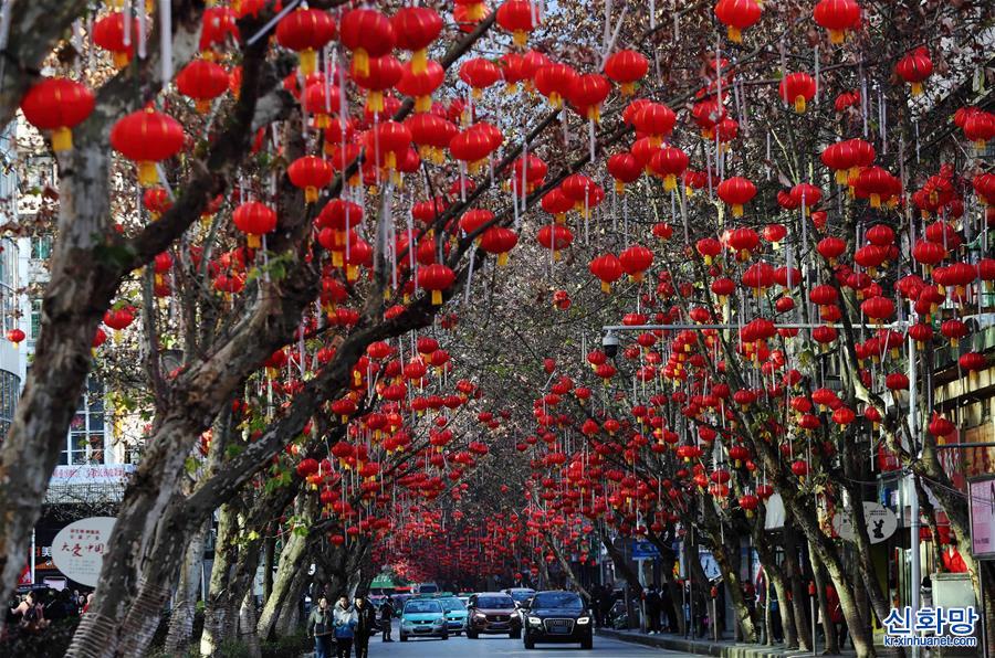 #（视·觉）（2）重庆黔江：满街灯笼迎新春