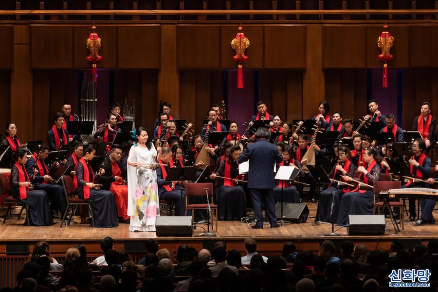 （国际）（1）上海民族乐团在华盛顿举行《海上生民乐》音乐会