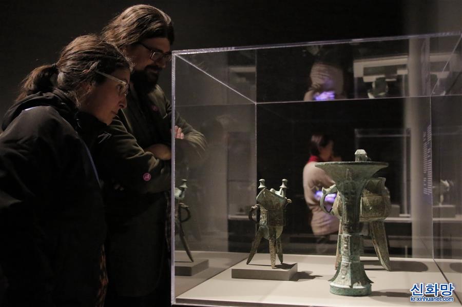 （國際）（6）中國古代青銅禮器展覽會預展在美國休斯敦舉行