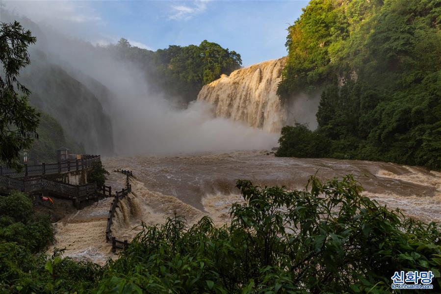 #（环境）（5）贵州黄果树瀑布迎来今年入汛最大水量