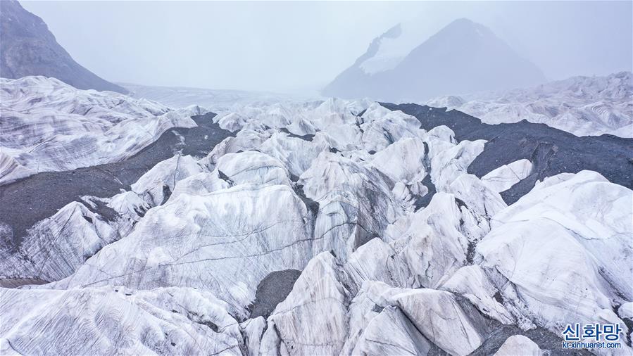 （环境）（9）鸟瞰长江源最雄伟的冰川——岗加曲巴冰川