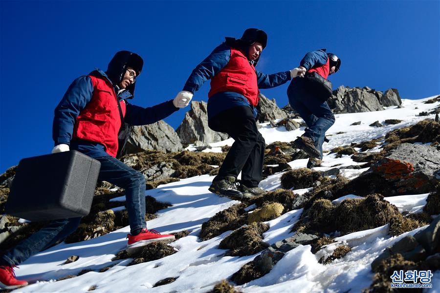 （社会）（4）海拔4000米的冰雪电力巡检路