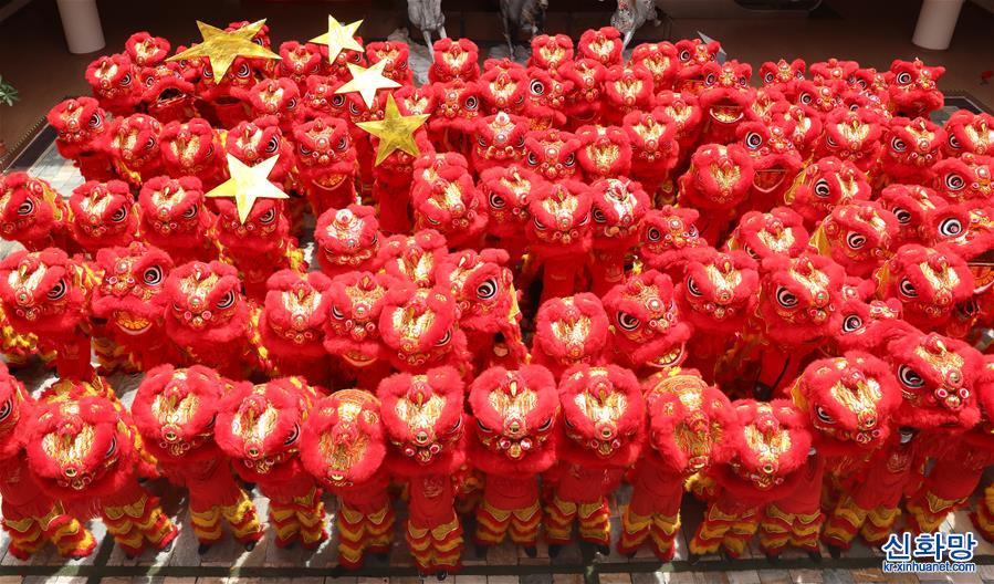 （港澳台·图文互动）（2）香港举办“百狮贺百年”活动