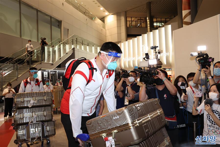 （东京奥运会）（2）中国体育代表团部分成员抵达日本东京