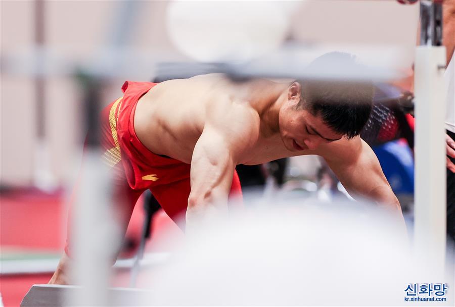 （东京奥运会）（2）举重——中国队进行首次热身训练