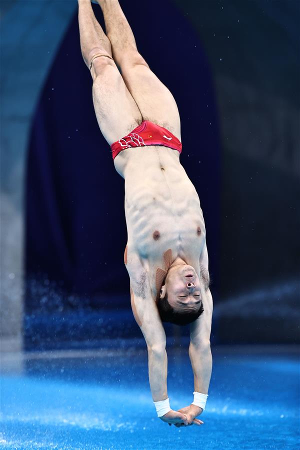 （东京奥运会）（8）跳水——男子10米跳台决赛：中国选手包揽冠亚军