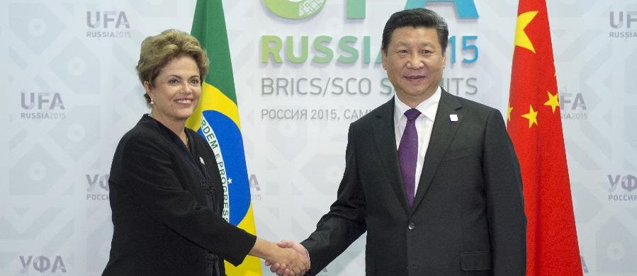 시진핑, 지우마 호세프 브라질 대통령 회견