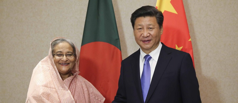시진핑 中주석, 셰이크 하시나 방글라데시 총리 회견