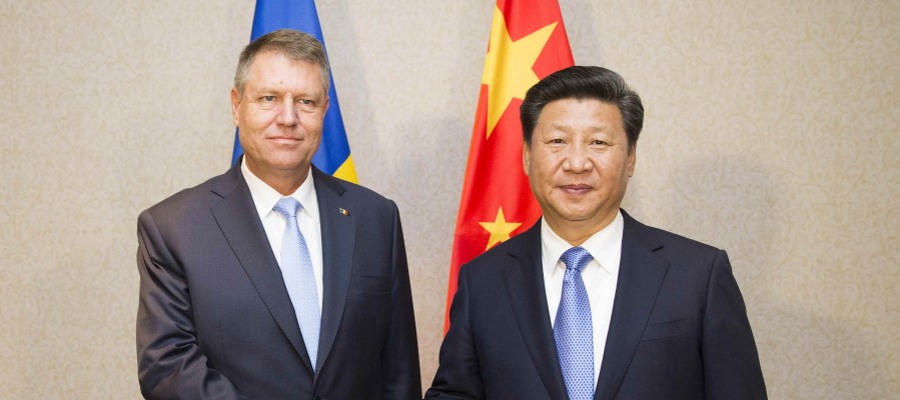 시진핑 中주석, 클라우스 요하니스 루마니아 대통령 회견