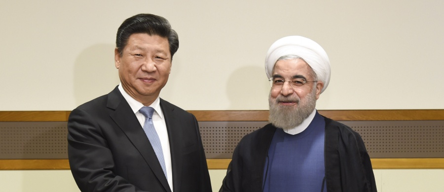 시진핑 中주석 로하니 이란 대통령 회견