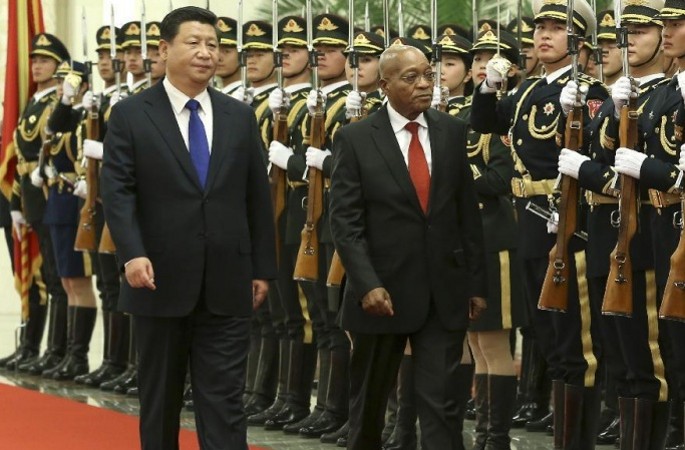 시진핑 中주석, 남아공 대통령을 위해 환영식 마련