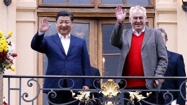 시진핑, 체코 대통령과 회동