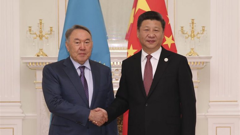 시진핑 주석, 카자흐스탄 대통령과 면담