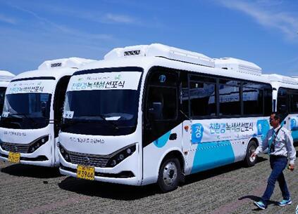 비야디, 한국 제주도에 전기버스 20대 인도