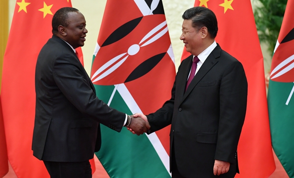 시진핑 中 국가주석, 케냐타 케냐 대통령 회견