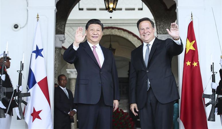 시진핑 中 국가주석, 바렐라 파나마 대통령과 회담
