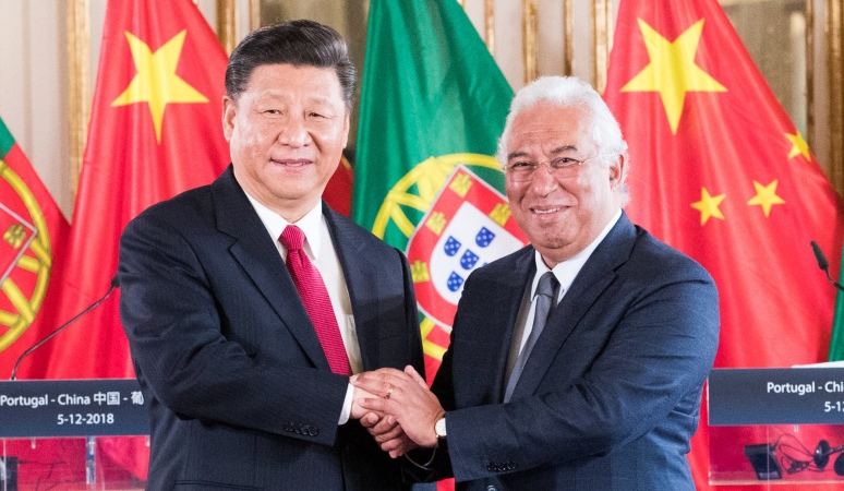 시진핑 中 국가주석, 코스타 포르투갈 총리 회견