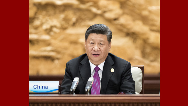 시진핑 中 국가주석, 제2회 ‘일대일로’ 국제협력 정상포럼 지도자 원탁회의 주재 및 축사 발표