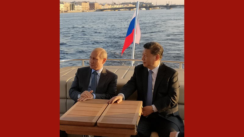 시진핑 中 국가주석, 푸틴 俄 대통령과 상트페테르부르크서 재차 회동