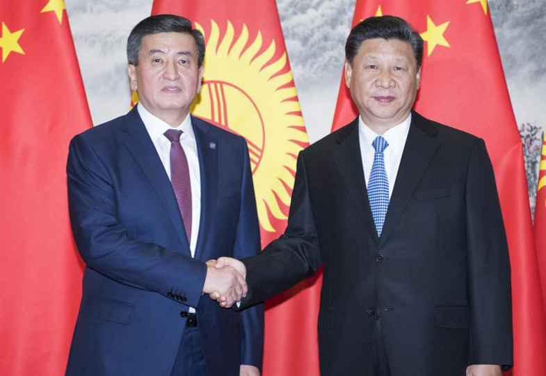 시진핑 주석, 제엔베코프 키르기스스탄 대통령과 회담