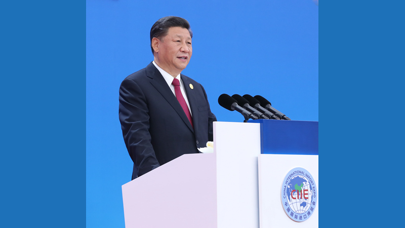 시진핑 주석, 제2회 중국국제수입박람회 개막식 참석 및 기조연설 발표