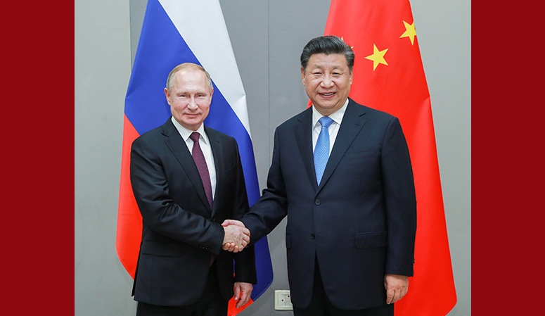 시진핑 中 국가주석, 푸틴 俄 대통령 회견