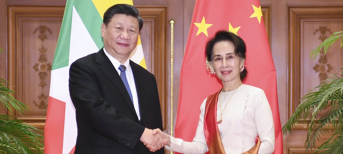 시진핑 中 국가주석, 아웅산 수지 미얀마 국가자문역과 회담