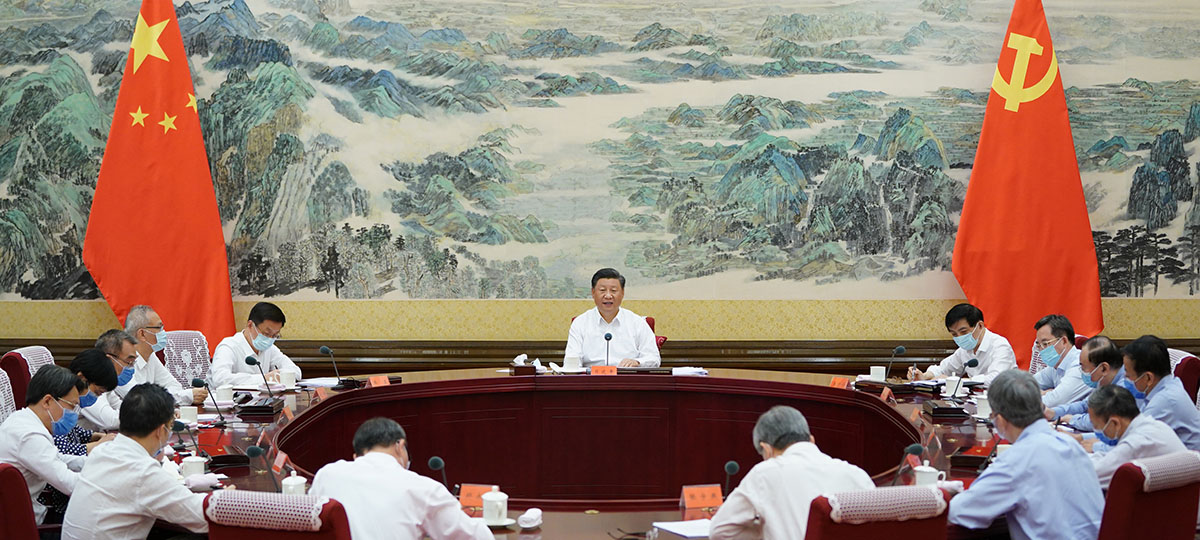 시진핑, 경제사회 분야 전문가 좌담회 주재 및 중요 연설