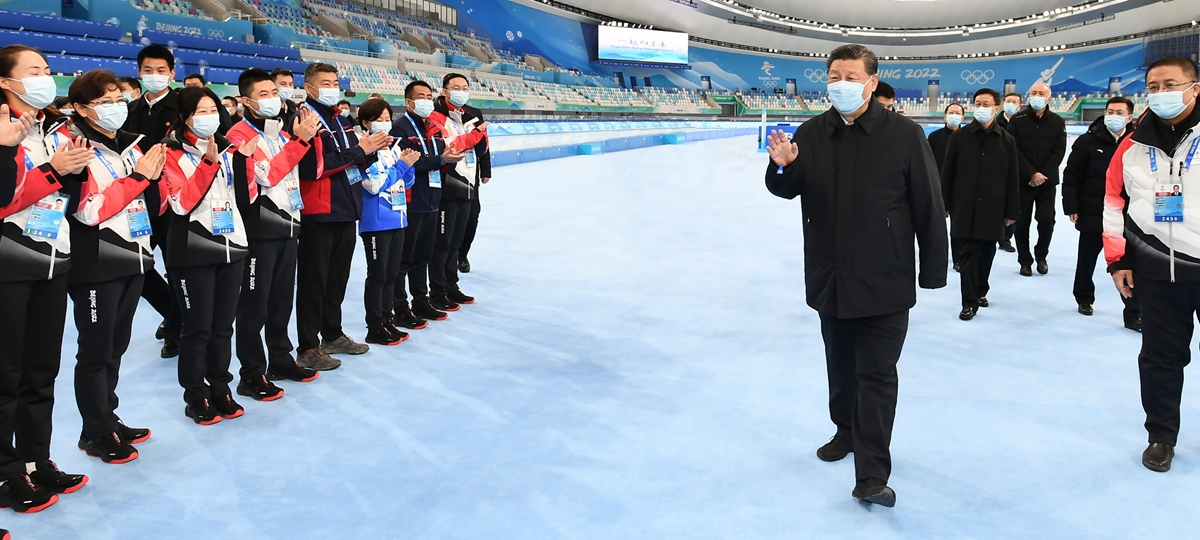 中 시진핑 주석, 베이징 동계올림픽·동계패럴림픽 준비 현장 방문