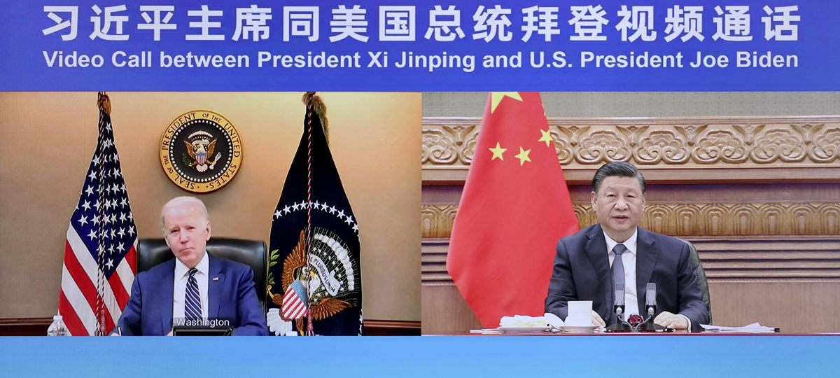 시진핑 中 국가주석, 美 조 바이든 대통령과 통화